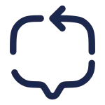 Chat Square Arrow SVG Icon